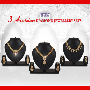 3 Austrian Diamond Jewellery Sets (3AUD2)