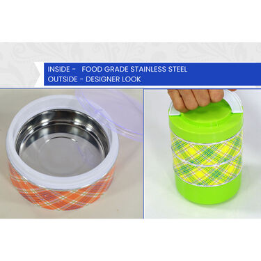 3 Layer New Designer Steel Insulated Tiffin - BOGO (3LNDSIT)