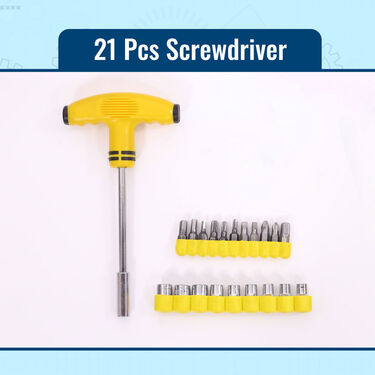 Rechargeable Headband Light + 21 Pcs Tool Kit (L23)