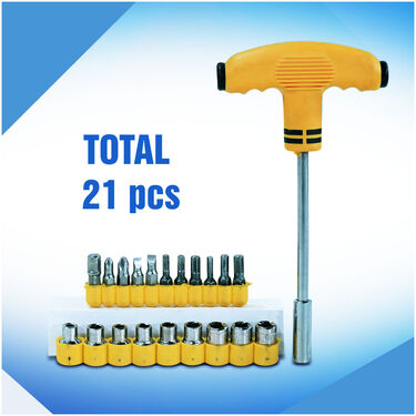 21 Pcs Screwdriver Socket Tool Kit (V2)