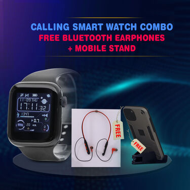 Bluetooth Calling Smart Watch with Neckband And Mobile Stand (SC6)