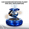 Car Dashboard Rotating Planet RIng Ball With Perfume  (CDSPR)