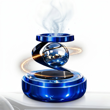 Car Dashboard Rotating Planet RIng Ball With Perfume  (CDSPR)