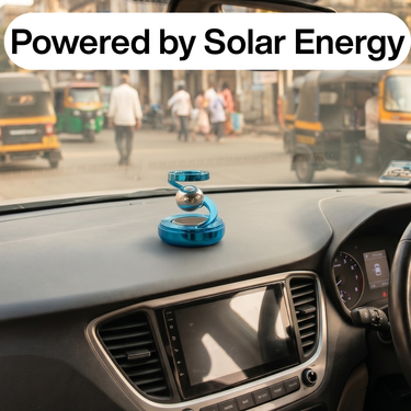 Car Dashboard Rotating Planet RIng Ball With Perfume  (CDSPR)