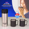 Hot Or Cold Insulated Flask (500 ml) + 2 Double Wall Cup (1F2C4)