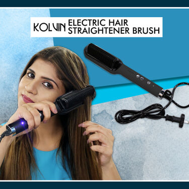 Electric Hair Straightener Brush