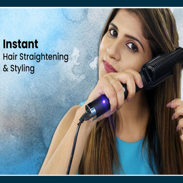 Electric Hair Straightener Brush