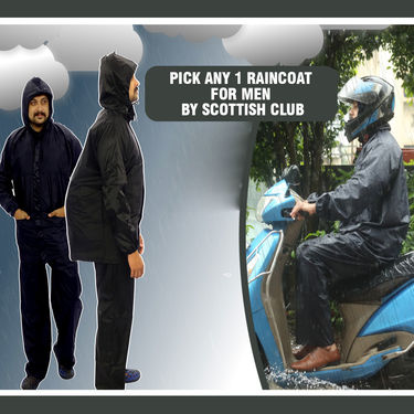 Pick Any 1 Raincoat for Men by Scottish Club