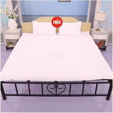 Water Proof Double Mattress Protector Sheet with 2 Pillow Protector Free (DMP9)