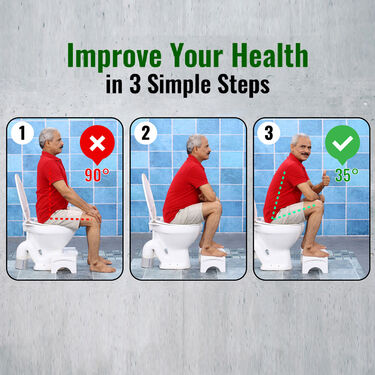 Perfect Toilet Stool for Easy & Comfortable Potty (PRS54)