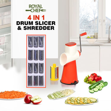 Royal Chef 4 in 1 Drum Slicer & Shredder