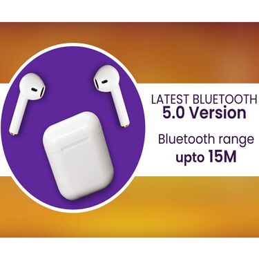 Wireless Bluetooth Earpod with Charging Case + Pocket Powerbank + Free Digital Watch & Earphones (WBP1)